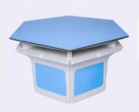 YL-0801-六邊形實驗桌(zhuo)-實驗室配件